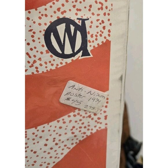 1974 Walter Iler (1889-1982) Nixon Print "Apres Moi Le Deluge" RARE POSTER READ - Picture 6 of 10